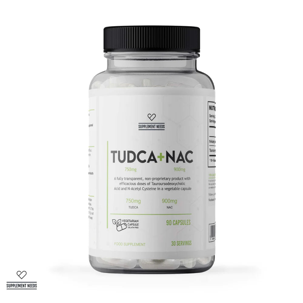 Supplement Needs Tudca 750mg and NAC 900mg – 30 servings